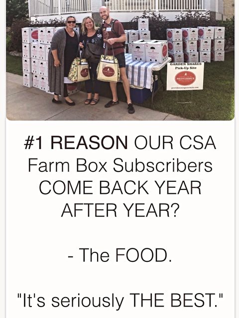 Hi, Swipe to see 😜❤️🥕🌱🙌🏼 the REASON OUR CSA Farm Box Subscribers COME BACK YEAR AFTER YEAR? - The FOOD! 

“It’s seriously THE BEST.” 
“I am SPOILED.” 
“I can never go back.” 
“It’s like Christmas, every time I get a box!” SECURE your farm box subscription today. Head to providenceorganicfarm.com to sign-up before we sell out! 😃 ( #traversecity #boynecity #bellairemichigan #Charlevoix, Beaver Island, Petoskey, East Jordan, Gaylord, Elk Rapids, Torch Lake, Central Lake, Acme, etc)
2 Reason - 
“Thank God, you’re *organic!” 
“Food I can trust.” 

The rest of the reasons in any order:
- Health
- Convenient pick-up location
- Supporting a local farm - being part of the Providence community 
- The recipes and storage tips in every box
- Excellent customer service
- And being able to switch items out and add items on.
- Being able to put a hold anytime, and customize the number of weeks 
- The tours, field trips, and education that happens
- Discounts on farm to tables and workshops
- The year-round donations to Good Samaritan Food Pantry
- But also? the idea of supporting a local business that supports many more local businesses! 

Head here to learn more and sign-up: providenceorganicfarm.com 

(Thanks again to all who’ve signed up so far!  We love the little love notes we’re getting.)

 - “Can hardly wait for our first box!”
- “Your strawberries taste like candy.”
- “I feel like I’ve never really tasted a carrot before yours.”
- “Seriously, do you add sugar to your broccoli?”
- “I plan my weekly meals around my box.”

(*Organic means we keep numerous records from seed orders to harvest and then get inspected every season to PROVE that we never use GMO or GE seeds, herbicides, synthetic chemical fertilizers, fungicides or pesticides to grow your food.)