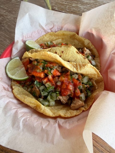 Hello Farm Friend! 
A couple things: 
1. I've had to replace a staff member today, so I'm reschedule my 10:AM and 1:PM farm tours for a 3:00PM Farm Tour insead.
2. Due to popular demand, have our farm-to-table Mexican Pop-up's on BOTH FRIDAYS & SATURDAYS now! 
Our two features this week are FIRE: Bistec and Pollo Asado. (Photo below)
3. We've got our famous but limited certified organic strawberries here and headed to markets Saturday morning.
3. Can't make it to the Farm Market? 
Let US bring the farm market to you! 
(But act fast, because we only have room for a few dozen new subscribers... We don't want you to miss out!)
"Farm Box" subscribers get exclusive access to hyper-fresh boxes of certified organic produce plus...
Options to ADD: (all local) farm eggs, honey, maple syrup, grassfed meats, cut flowers & more to your box... 
All delivered to your town on a day and time that works for YOUR schedule.
"Farm Box Subscribers" get exclusive perks too:
- FREE COOKBOOKS & MARKET BAGS (NEW member perk for 18 weeks or more subscribed to)
- A FREE cafe drink (for all new subscribers, any length)
- Private emails to give you sneak peek into the next week's harvest & events before the general public
- Paper newsletters with recipes and storage tips curated to your farm box. 
- PLUS: "members-only DISCOUNTS" on Evening farm-to-table experiences & workshops
Learn more and sign-up at providenceorganicfarm.com
(Member perk example?  All boxes will have strawberries while they're in-season, even if that means we won't have enough to sell at markets!)
These are the Pollo Asado tacos I was taco-on about! 😉