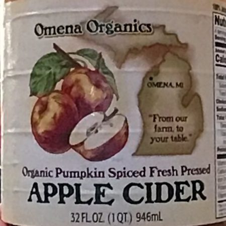 Omena pumpkin spiced apple cider