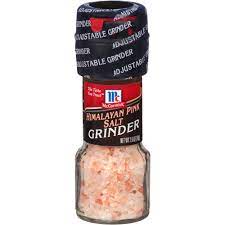 Himalayan pink salt grinder