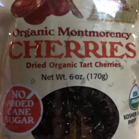 Organic Montmorency Dried Tart Cherries
