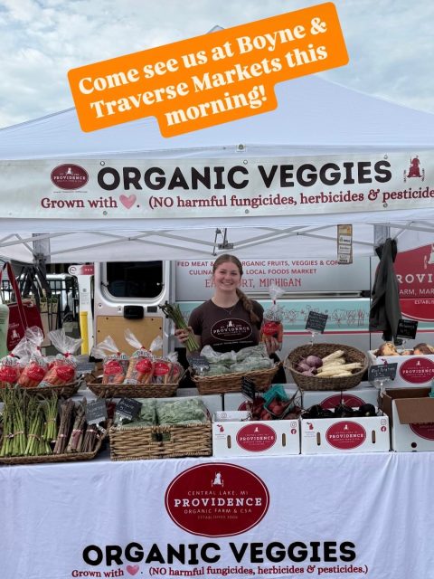 The farm markets are eight to noon!  There are lots of fabulous vendors here. 😃