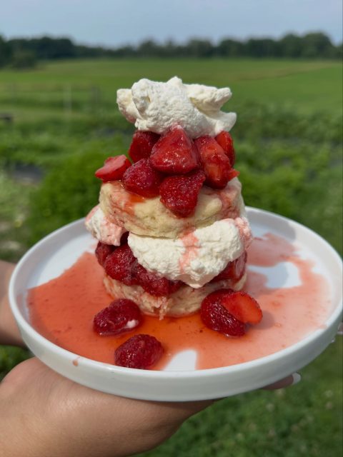 Our strawberry shortcake will be on the menu for the next two weeks!! 🍓🍰🍓🍰🍓🍰
