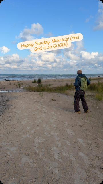 Sunday’s are special. We love the change in routine, the deep rest, the playfulness, the time in nature, the time together… we are blessed. 🥹 ❤️😊#grateful #providenceorganicfarmers #peaceout #godisgood #lakemichigan