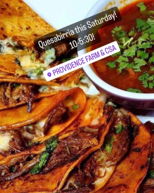🥰 Hello Farm Friends! 
If you don’t love to smell or eat authentic Mexican food, you probably shouldn’t come here today! 😉🔥
 
🔥The ever popular Quesabirria Tacos and Alambre Tacoas are our special features, plus Chicken Tinga Tostada and all the rest! 
 
❤️(Plus, we have enough of Gilda's French Pastries to take extra home to freeze.)

🌻LIVE music w/ sweet and talented Katherine Ryan around lunch time.
(It's easy to see the cows, calves and sheep by walking down the driveway. They're all together in the field behind the house, and you can hike the 1.5 mile loop around the farm to see the rest.)

❤️We have a FANTASTIC array of Organic Veggies and grass-fed meats for all the delicious meals you're going to make for the week.

And don't forget: 
🔥I'm at Boyne City Farmer's Market and Jacob's at Traverse City Farmer's Market from 8-noon w/ a brilliant display. 🙂
 
🌻Then, at 2:30, I'm hosting a pop-up flower arranging class! 
You can bring your own vase and make it "just so" or you can bring home a jar & extra flower food. I'll provide the snips, the flowers and the "know how" to keep your flowers fresh and beautiful for as long as possible.

🥰 We love being your farmers and are so grateful for all our customers.
You all help us keep going.

🍓We're open every day but Sunday, 9:00 AM - 5:30 PM with home-grown groceries, the best lattes, and true farm-to-table dishes.

🔥We eat like kings, and this cafe allows you to see why we say that! 
Our farm is 20-years-old this season! 

🌱We grow certified organic veggies, herbs, melons and ever-bearing strawberries (available now!) cut flowers... and raise pork (in a forest), and small herds of grass-fed beef & lamb.

😊 Have a great weekend, whatever you end up doing! - Ryan and Andrea